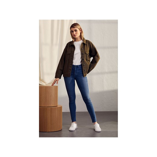 esmara® Jeansy damskie, super skinny fit, wysoka talia (Niebieski, 34) Esmara® LIDL Sklep
