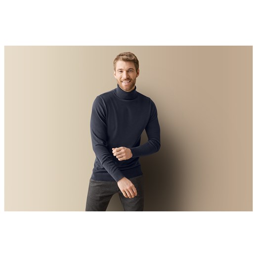LIVERGY® Sweter męski z golfem (M (48/50), Granatowy) Livergy® LIDL Sklep