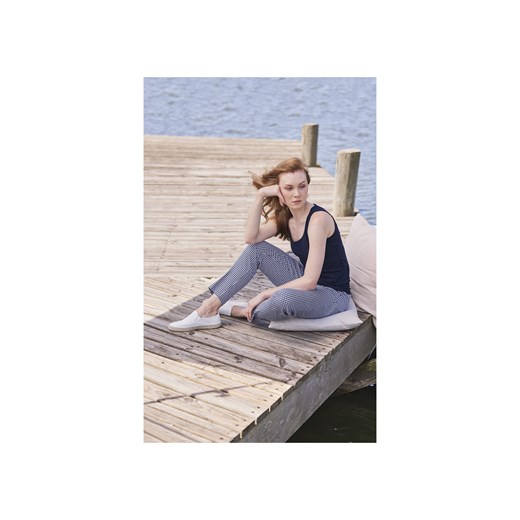 esmara® Spodnie damskie (Granatowy/pepitka, 38) Esmara® LIDL Sklep
