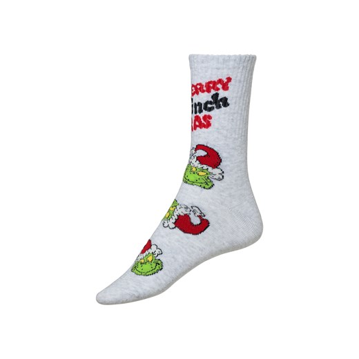 Skarpety unisex z kolekcji Grinch, 3 pary (43-46, zielony/szary/czerwony/czarny) LIDL Sklep