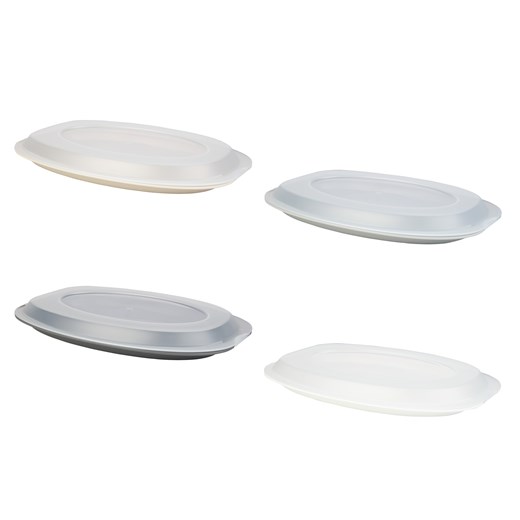 LIVARNO home Zestaw pojemników na żywność w plastrach, 4 sztuki Livarno Home LIDL Sklep