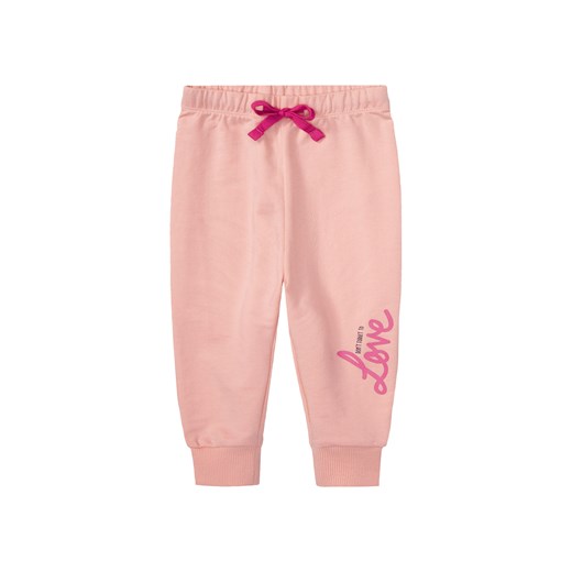 lupilu® Spodnie dresowe dziewczęce (86/92, Różowy) Lupilu® LIDL Sklep