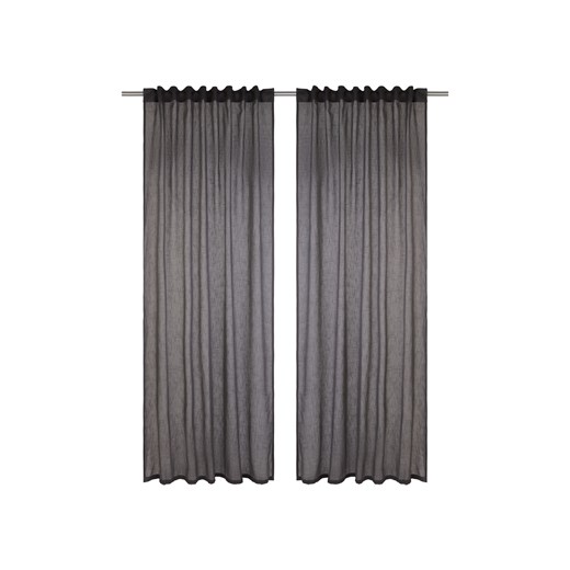 LIVARNO home Komplet 2 zasłon, 135 x 254 cm (Szary) Livarno Home LIDL Sklep