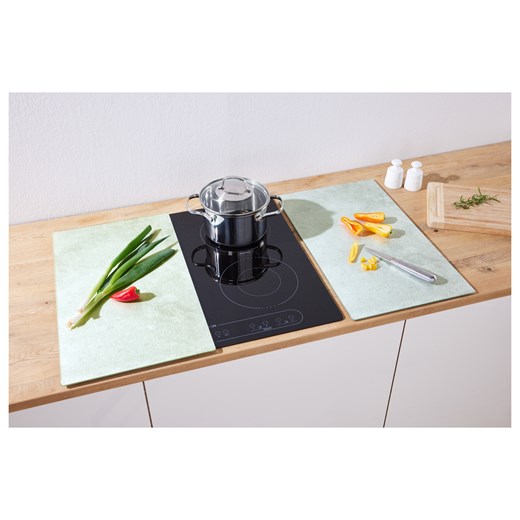 LIVARNO home Szklane płyty ochronne na kuchenkę, 2 sztuki (Szary) Livarno Home LIDL Sklep