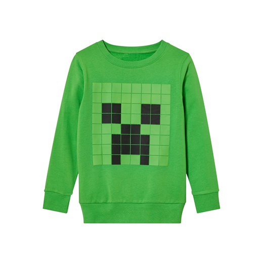 Bluza dresowa dziecięca z kolekcji Minecraft (158/164, Zielony) Minecraft LIDL Sklep