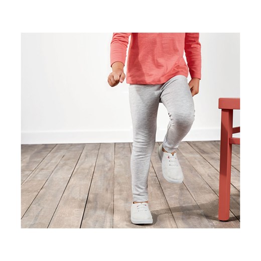 lupilu® Legginsy dziewczęce z bawełną, 3 pary (86/92, Czarny/ biały/ jasnoszary) Lupilu® LIDL Sklep