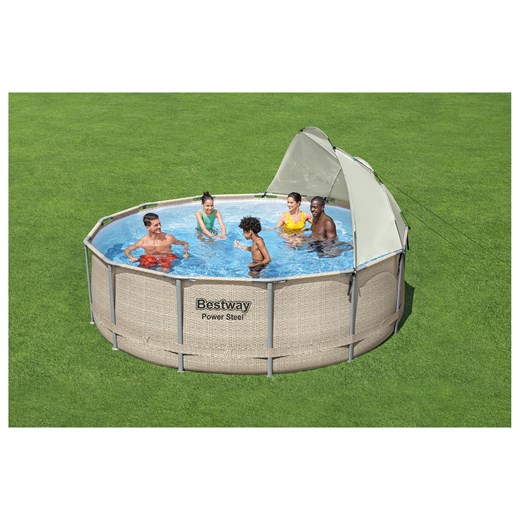 Bestway Basen z pompą filtrującą Steel, 396 x107 cm Bestway LIDL Sklep wyprzedaż