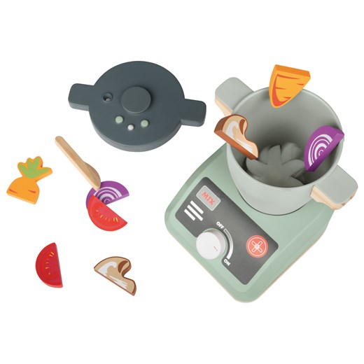 Playtive Drewniany zestaw zabawkowych akcesoriów kuchennych lub sklepowych Playtive LIDL Sklep