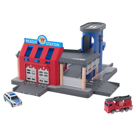 Playtive Zestaw remiza /komisariat lub stacja benzynowa Playtive LIDL Sklep