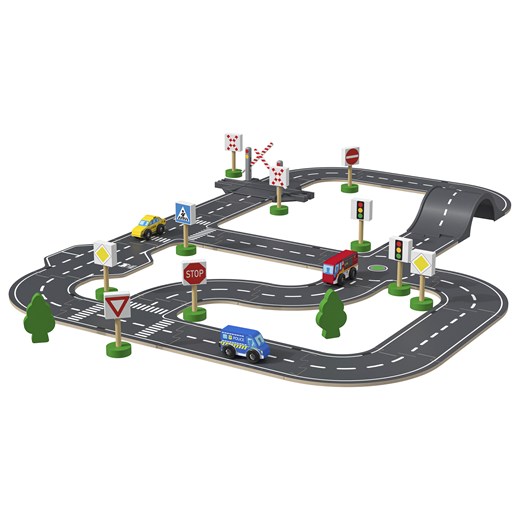 Playtive Drewniany Zestaw ulic lub Zestaw ulic z placem budowy Playtive LIDL Sklep