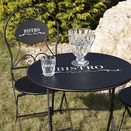 Zestaw ogrodowy Bistro stolik + 2 krzesła Dekoria One Size dekoria.pl