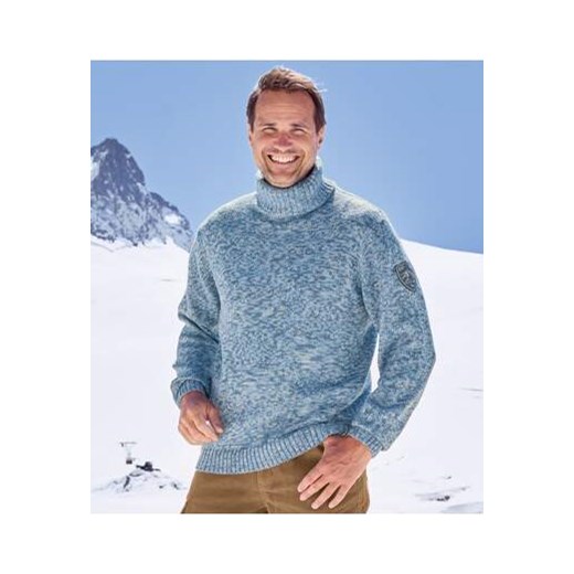 Trykotowy sweter z golfem ze sklepu Atlas For Men w kategorii Swetry męskie - zdjęcie 176536651
