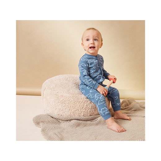 lupilu® Pajacyk niemowlęcy z bawełny organicznej (62-68, Niebieski) Lupilu® LIDL Sklep