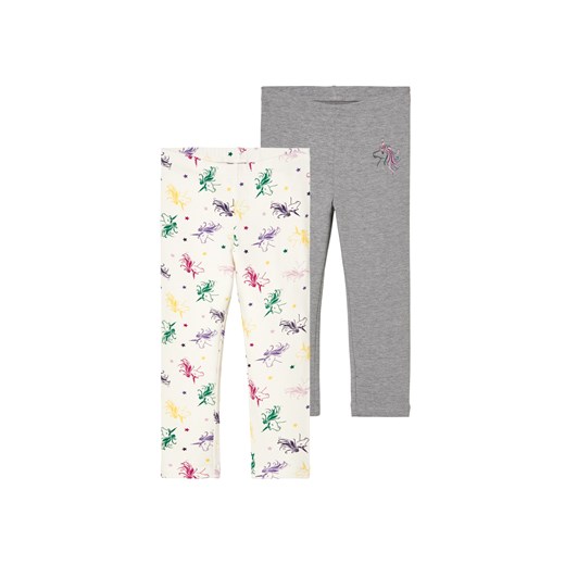 lupilu® Legginsy termiczne dziewczęce, 2 pary (122/128, Szary/ biały) Lupilu® LIDL Sklep