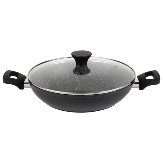 ERNESTO® Patelnia aluminiowa do serwowania z pokrywką, Ø 28 cm (Czarny) Ernesto® LIDL Sklep