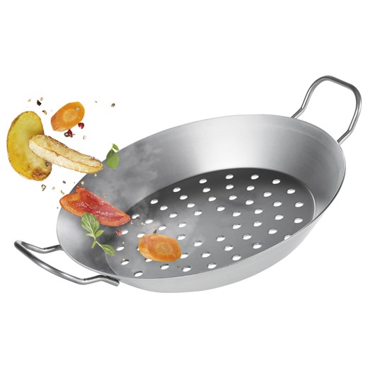 GRILLMEISTER Patelnia żelazna, wytrzymała i trwała (Ø 28cm, dziurkowana) LIDL Sklep