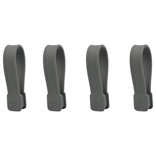 LIVARNO home Zestaw 4 magnetycznych uchwytów na ręczniki (Khaki) Livarno Home LIDL Sklep