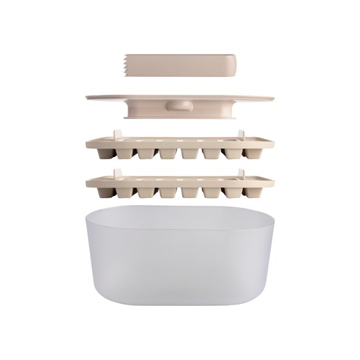 LIVARNO home Pojemnik do kostek lodu, 5 elementów (Kostka - półprzezroczysty) Livarno Home LIDL Sklep