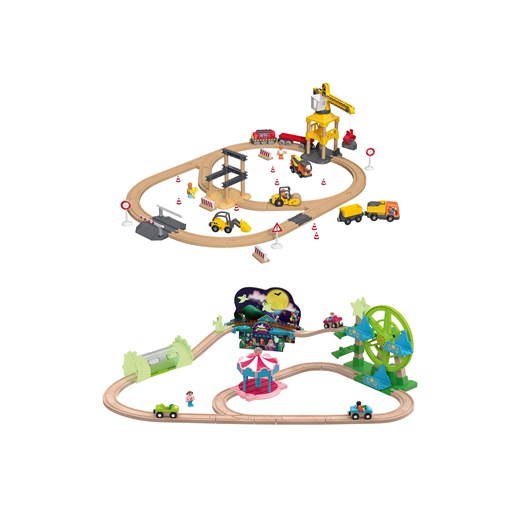 Playtive Drewniana kolejka Plac budowy lub Park rozrywki Playtive LIDL Sklep