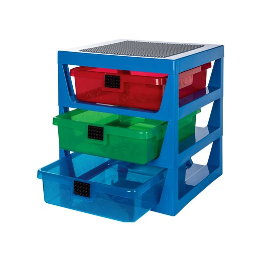 LEGO® Classic Regał z szufladami (Niebieski) Lego® Classic LIDL Sklep