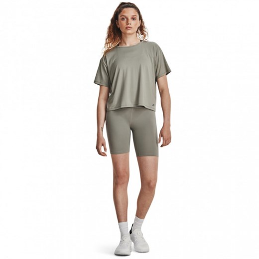 Damskie kolarki treningowe Under Armour Motion Bike Short - oliwkowe ze sklepu Sportstylestory.com w kategorii Szorty - zdjęcie 176551911
