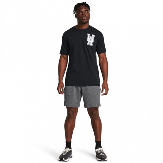 Męskie spodenki treningowe Under Armour UA Journey Rib Shorts - szare ze sklepu Sportstylestory.com w kategorii Spodenki męskie - zdjęcie 176552324