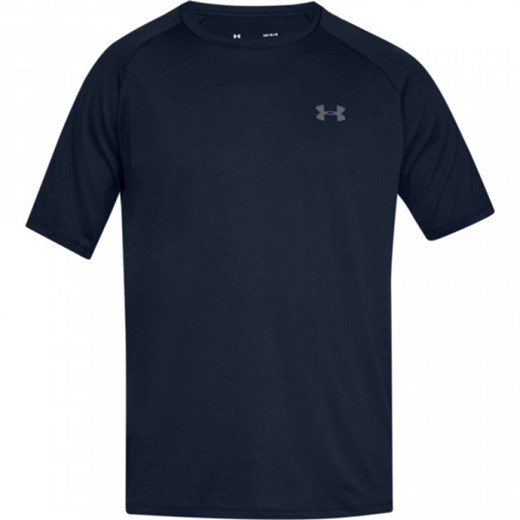 Męska koszulka treningowa UNDER ARMOUR Tech 2.0 SS Tee - granatowa ze sklepu Sportstylestory.com w kategorii T-shirty męskie - zdjęcie 176555130