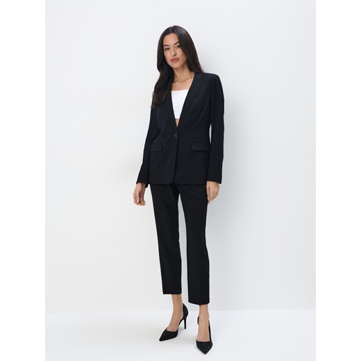 Mohito - Eleganckie czarne spodnie - czarny ze sklepu Mohito w kategorii Spodnie damskie - zdjęcie 176555744