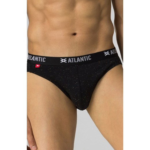 Atlantic 3-pack slipy męskie Sport 3MP-174-CZA/CZA/CZA, Kolor czarny, Rozmiar M, ATLANTIC ze sklepu Intymna w kategorii Majtki męskie - zdjęcie 176556420
