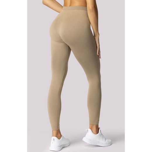 Damskie legginsy termoaktywne piaskowe Alpha, Kolor piaskowy, Rozmiar L, Spaio ze sklepu Intymna w kategorii Spodnie damskie - zdjęcie 176556931