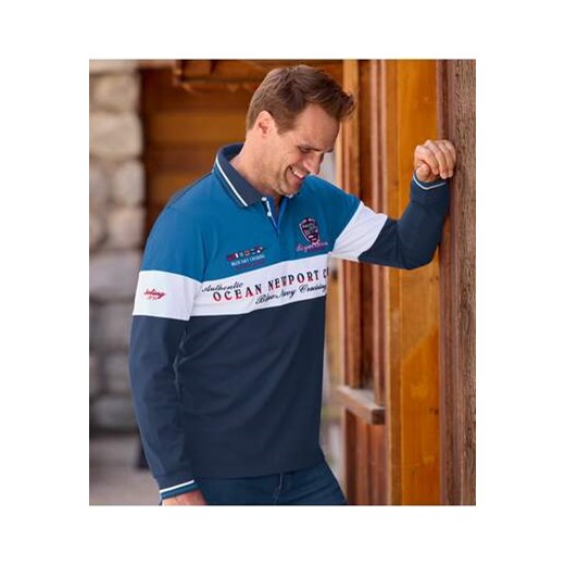 Dżersejowa koszulka polo Nautic Cup ze sklepu Atlas For Men w kategorii T-shirty męskie - zdjęcie 176560373