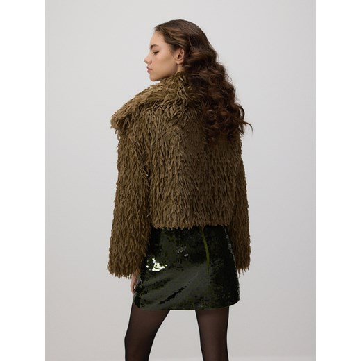 Reserved - Cekinowa spódnica mini - wielobarwny Reserved S Reserved