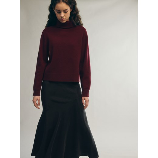 Reserved - Spódnica maxi z lyocellu - czarny Reserved XS Reserved