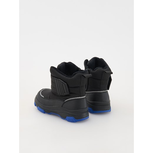 Reserved - Śniegowce na rzepy - czarny Reserved 27 Reserved