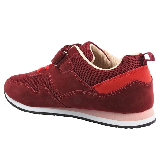 Buty Młodzieżowe Sportowe Befado 516Q216 Czerwone Na Rzep 39 ulubioneobuwie