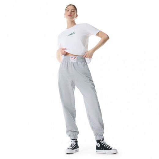Damskie spodnie dresowe Prosto Sweatpants Dixie - szare ze sklepu Sportstylestory.com w kategorii Spodnie damskie - zdjęcie 176569960