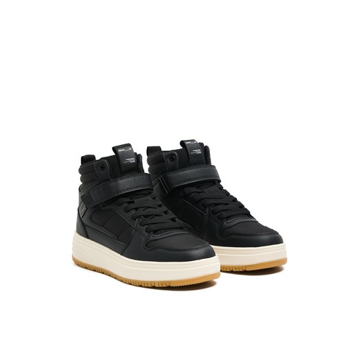 Cropp - Czarne sneakersy za kostkę - czarny Cropp 42 Cropp