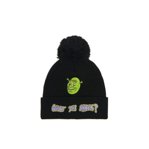 Cropp - Czarna czapka beanie Shrek - czarny ze sklepu Cropp w kategorii Czapki zimowe męskie - zdjęcie 176575010