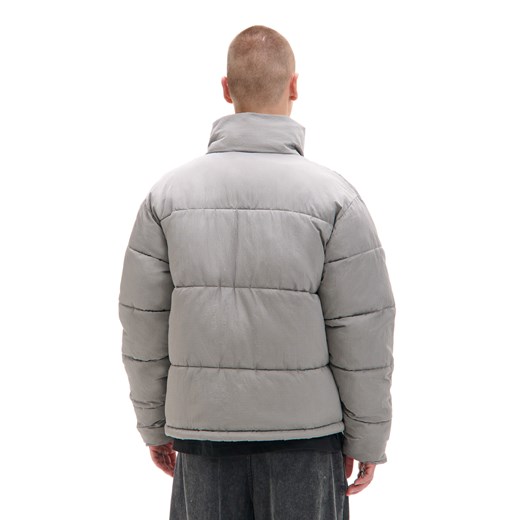 Cropp - Jasnoszara kurtka puffer ze stójką - jasny szary Cropp S okazyjna cena Cropp