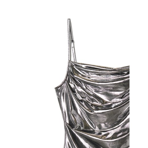 Cropp - Srebrna sukienka mini - jasny szary Cropp XS Cropp