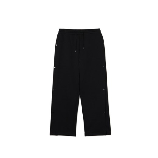 Cropp - Dresy z zapinanymi panelami po bokach - czarny Cropp XL Cropp