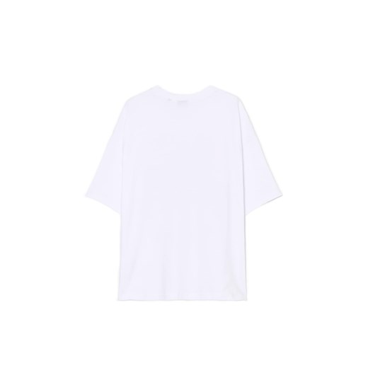 Cropp - Biały T-shirt Rick i Morty - biały Cropp L okazja Cropp