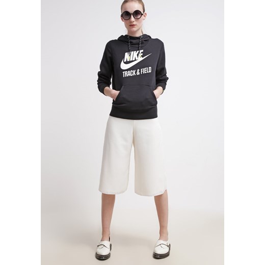 Nike Sportswear Bluza black/white zalando  bawełna