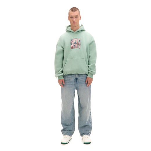 Cropp - Jasnozielona bluza hoodie Rick i Morty UNISEX - zielony Cropp M Cropp