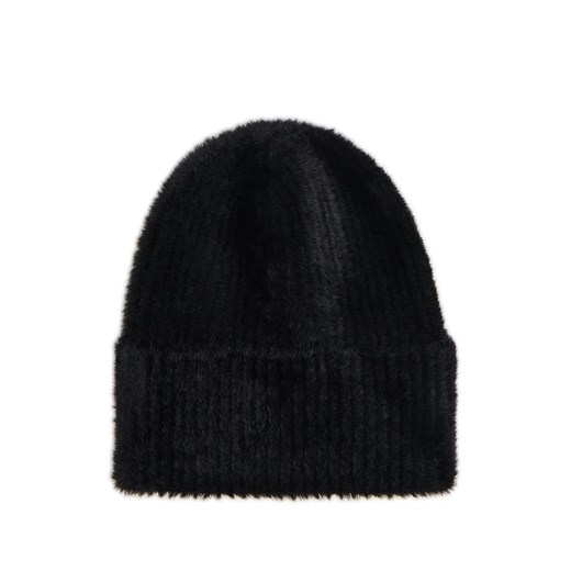Cropp - Futrzana czapka beanie - czarny Cropp Uniwersalny Cropp