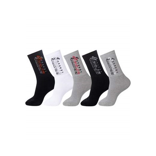 Zestaw 5 par sportowych skarpet ze sklepu Atlas For Men w kategorii Skarpetki męskie - zdjęcie 176581543