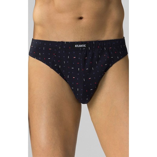 Atlantic 3-pack slipy męskie Sport 3MP-176-GRA/GRA/NIE, Kolor granatowo-niebieski, Rozmiar M, ATLANTIC ze sklepu Primodo w kategorii Majtki męskie - zdjęcie 176581831