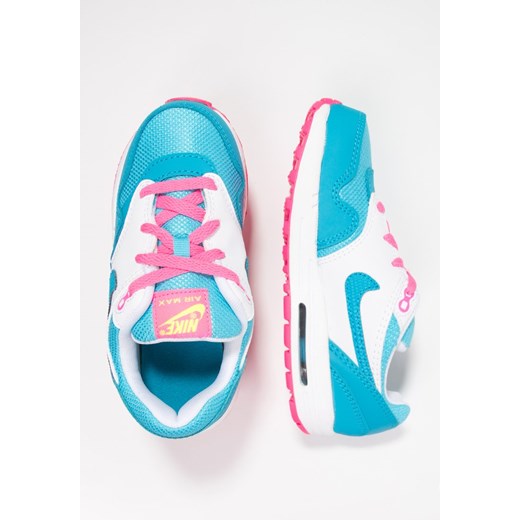 Nike Sportswear AIR MAX 1 Tenisówki i Trampki clearwather/pink pow/blue lagoon/white zalando  skóra