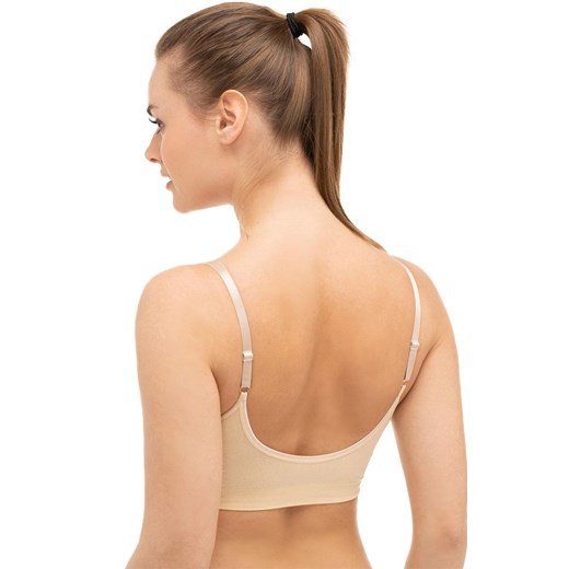Bawełniany biustonosz beżowy Comfort Cotton BR0001W, Kolor beżowy, Rozmiar 80C, Brubeck ze sklepu Primodo w kategorii Biustonosze - zdjęcie 176582033