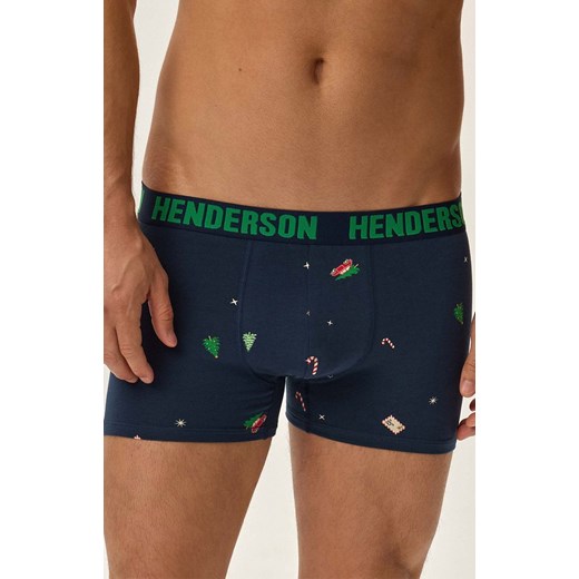 Henderson 2-pack świąteczne bokserki męskie Jury 42251-MLC, Kolor granatowy-wzór, Rozmiar L, Henderson ze sklepu Primodo w kategorii Majtki męskie - zdjęcie 176583273